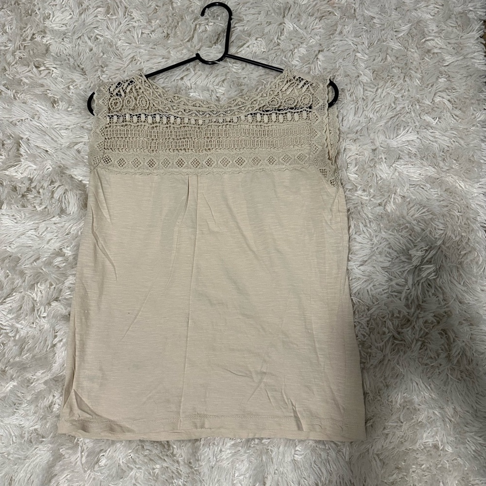 Lace tank top